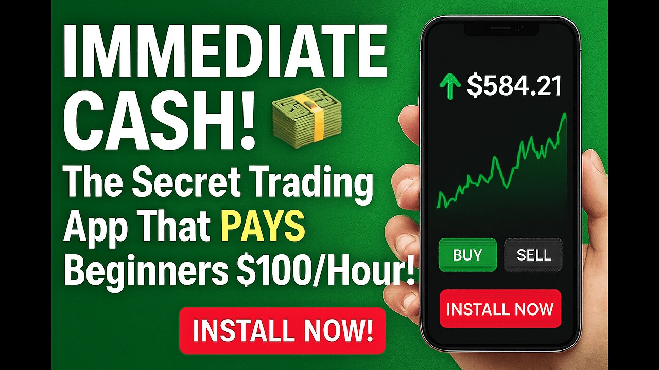 IMMEDIATE CASH! 💵 The Secret Trading App That PAYS Beginners $100/Hour! (Install Now!)