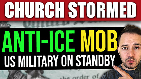 BREAKING: Anti-ICE Protesters Takeover Church Service - US Military Troops on Standby