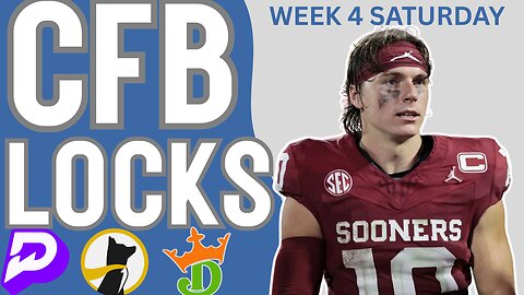 CFB SATURDAY BEST BETS - TOP GAME PICKS + PLAYER PROPS