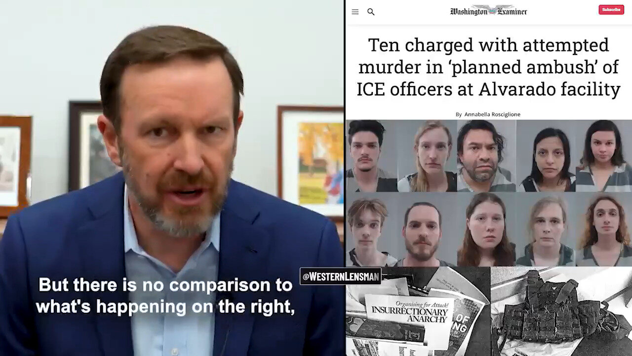 Dem Chris Murphy Being A Dishonest DBAG About Lefty Violence