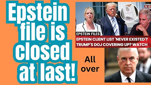 The Epstein files..."Nothing to see here!" as expected...