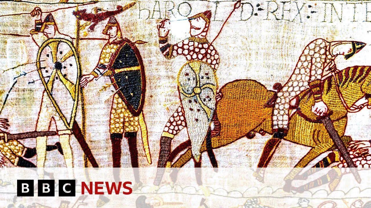 Opposition mounts in France ahead of Bayeux Tapestry move to UK | BBC News