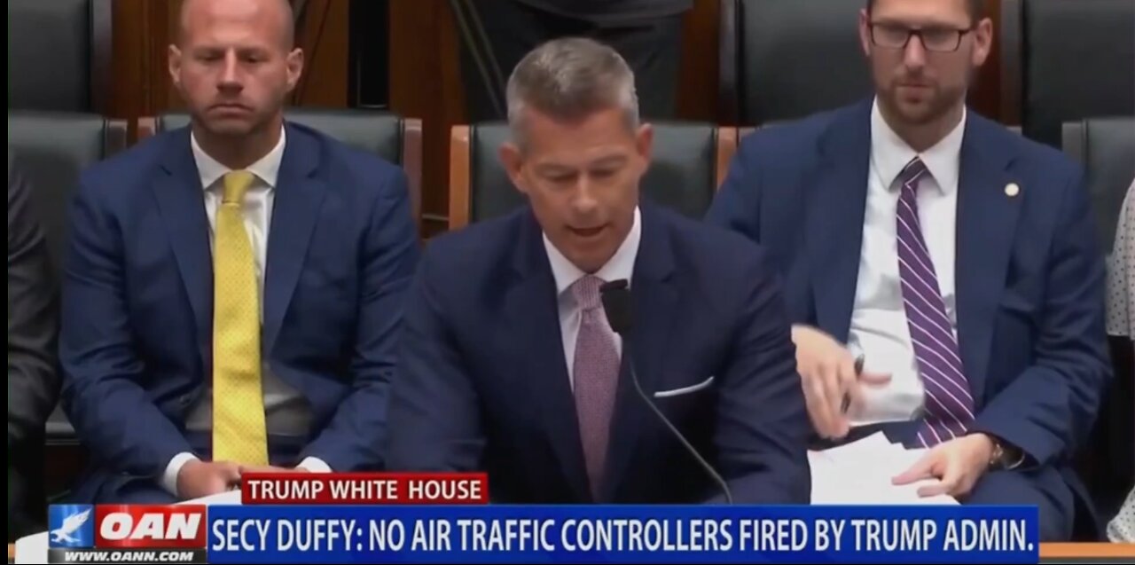 SECY DUFFY: NO AIR TRAFFIC CONTROLLERS FIRED BY TRUMP ADMIN