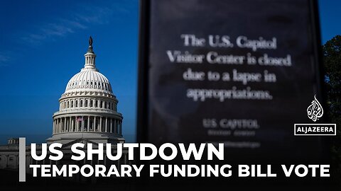 US government shutdown: Senate to vote on temporary funding bill