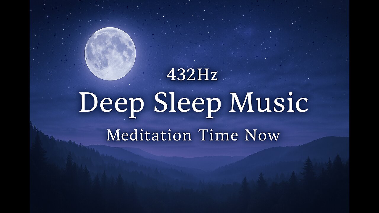 Deep Sleep Music | 432Hz Healing Frequency for Peaceful Night & Stress Relief