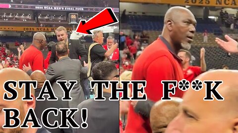 NBA and Houston Cougars legend Hakeem Olajuwon in SHOCK after security DISRESPECTS him at Final Four