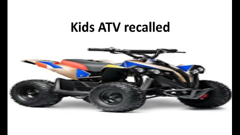 Kids ATV recalled brake may or may not work