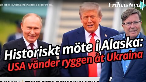 Detta var Trumps agenda med historiska mötet i Alaska! - Arne Weinz