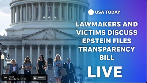 Watch live: Jeffrey Epstein victims and lawmakers hold press conference