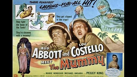 ABBOTT & COSTELLO MEET THE MUMMY 1955 Bud & Lou are All Wrapped Up in a Mess FULL MOVIE in HD