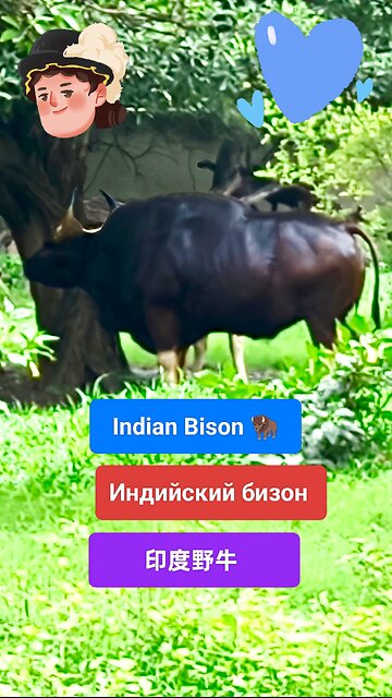 🦬 A symbol of strength and grace deep in the Indian wilderness #indianbison, #wildindia