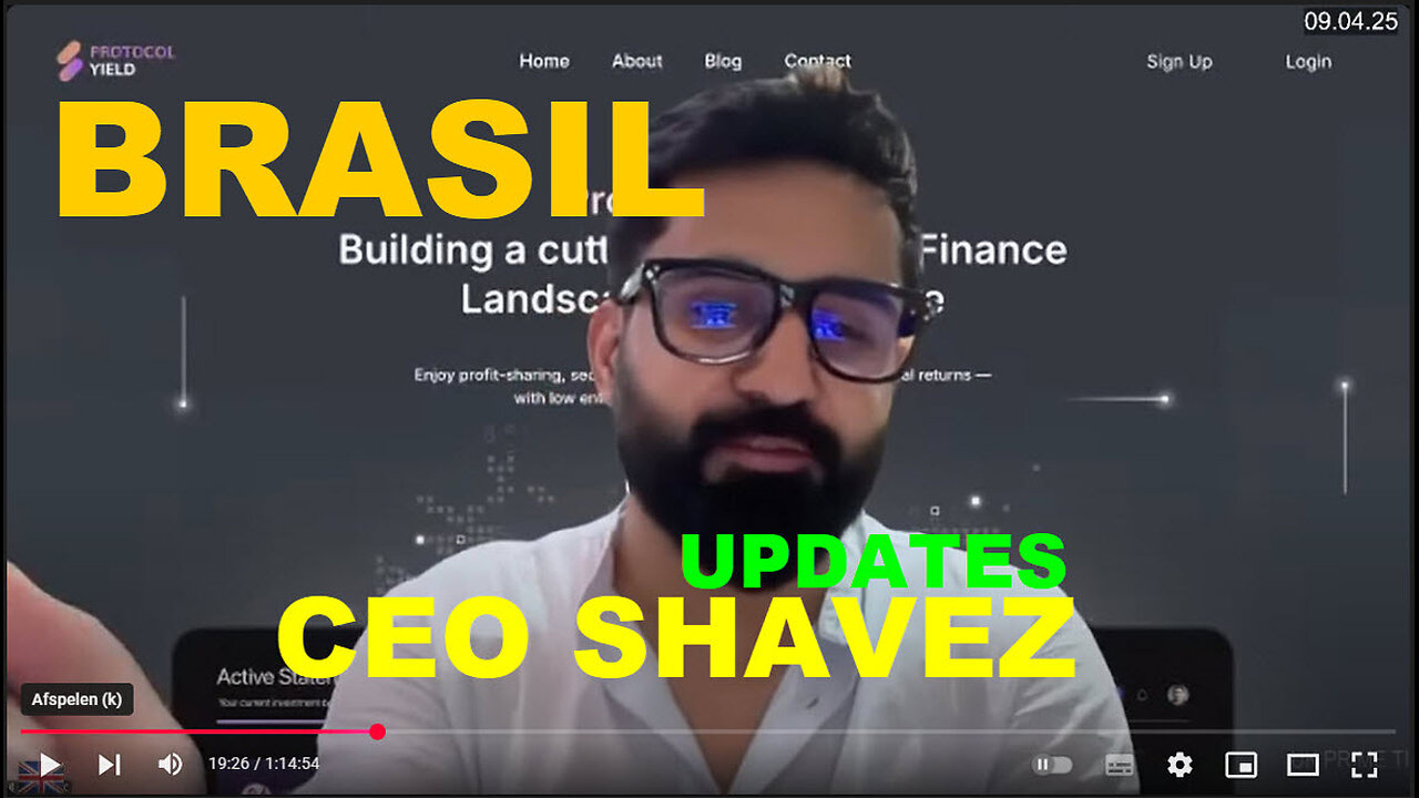 PROTOCOL YIELD (PY) BRASIL CEO SHAVEZ - ESTAMOS AO VIVO & PRIMEIROS RESULTADOS - TOP TEAM ROB BUSER