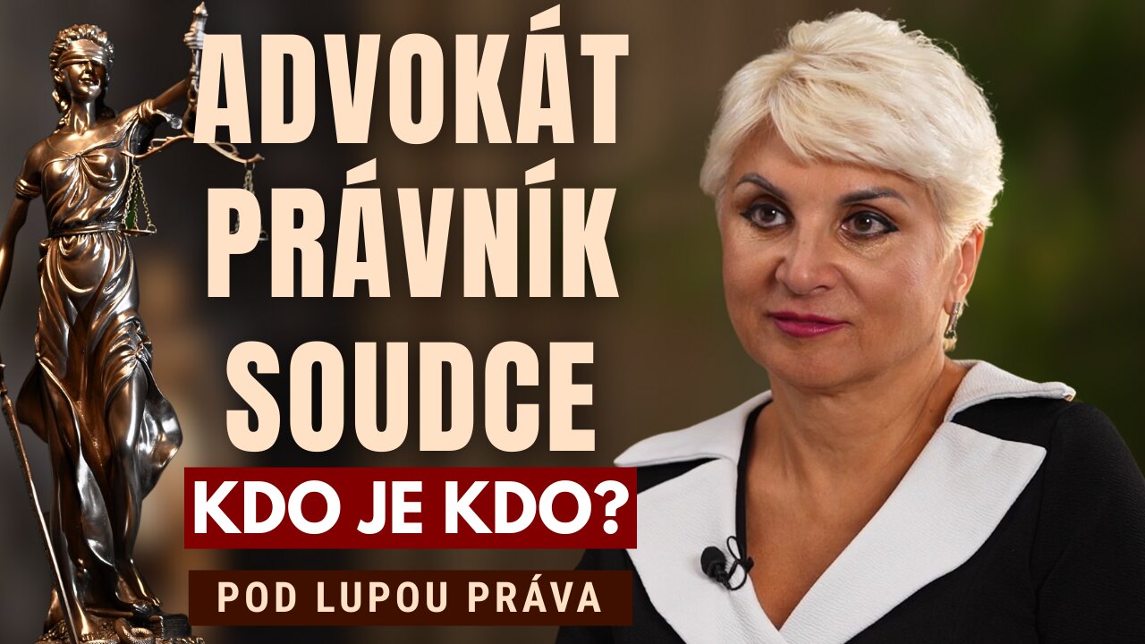 🔍 Advokát, právník, soudce – kdo je kdo?