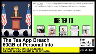 The Tea App Breach - 60GB of Personal Info