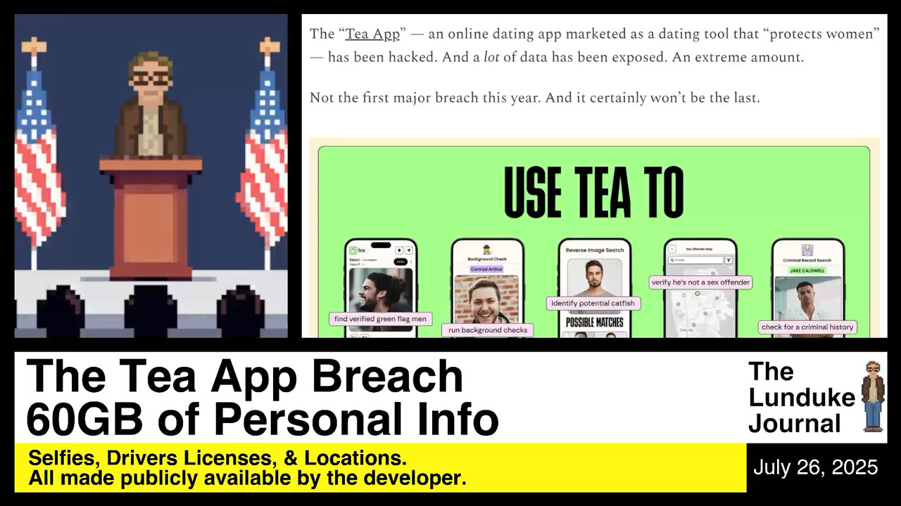 The Tea App Breach - 60GB of Personal Info
