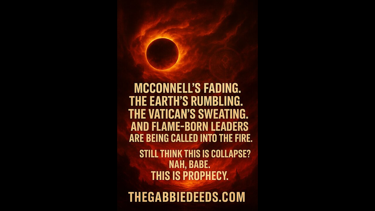 Welcome to The Flame Report. This isn’t a show—it’s a movement.