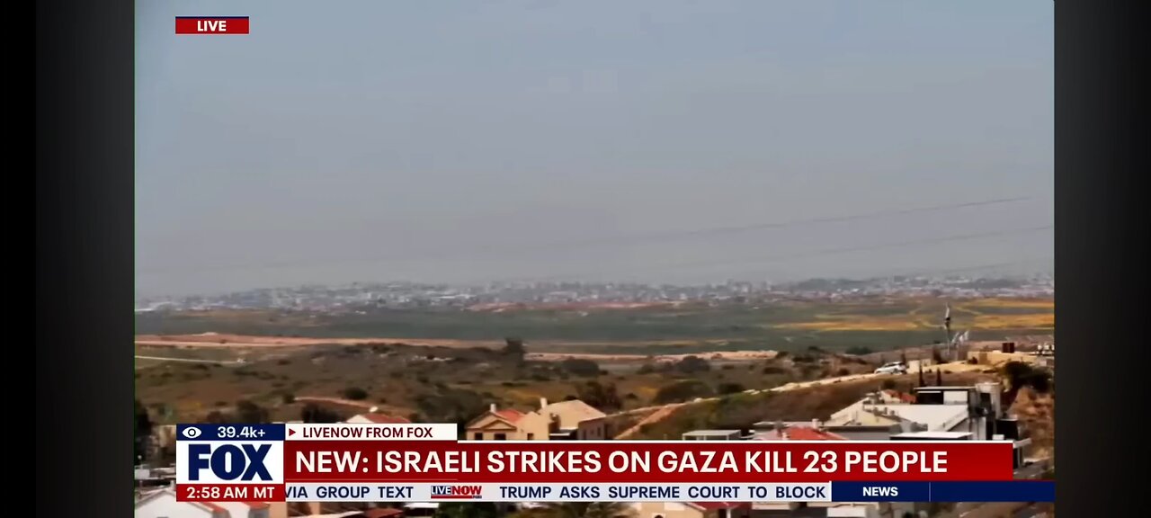 03/252025 Isreal strikes Gaza again and kills 23 people including children.