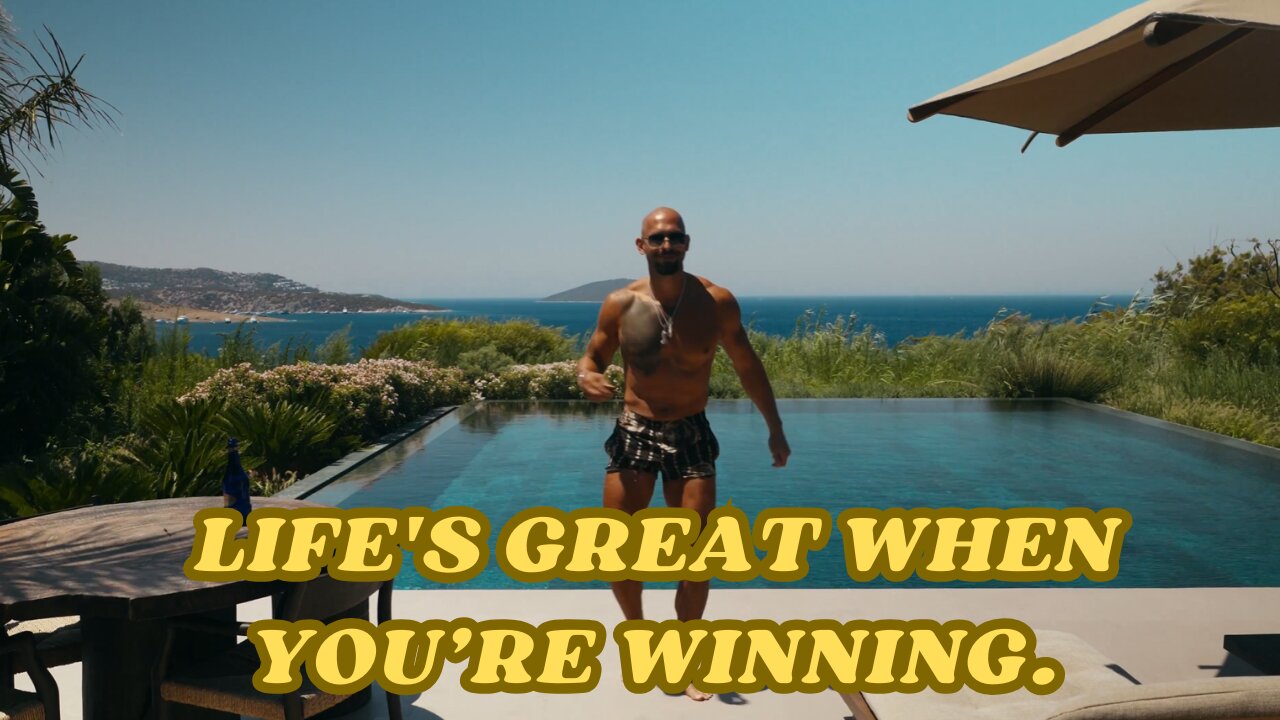 Andrew Tate| Life's great when you’re winning.