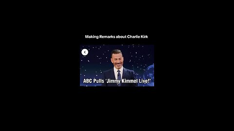 Jimmy Kimmel is off the air! 📺🎬