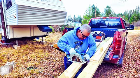 Shed Build For Off Grid Winter Camping