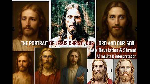 The Portrait of JESUS CHRIST, our LORD and our GOD acc. to New Revelation and Shroud - AI processed
