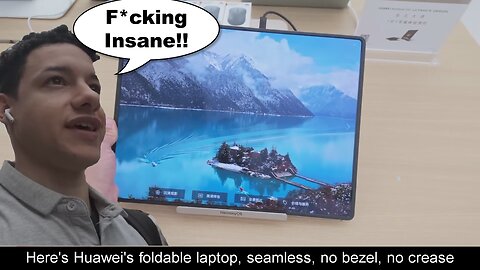 British Bloke in Shanghai check out Huawei's foldable laptop