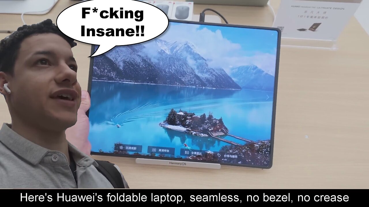 British Bloke in Shanghai check out Huawei's foldable laptop
