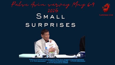 Pulse Asia survey May 6-9