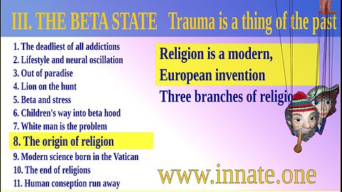 #79 The origin of religion – Religion is a modern European invention – Trauma is a thing of the past