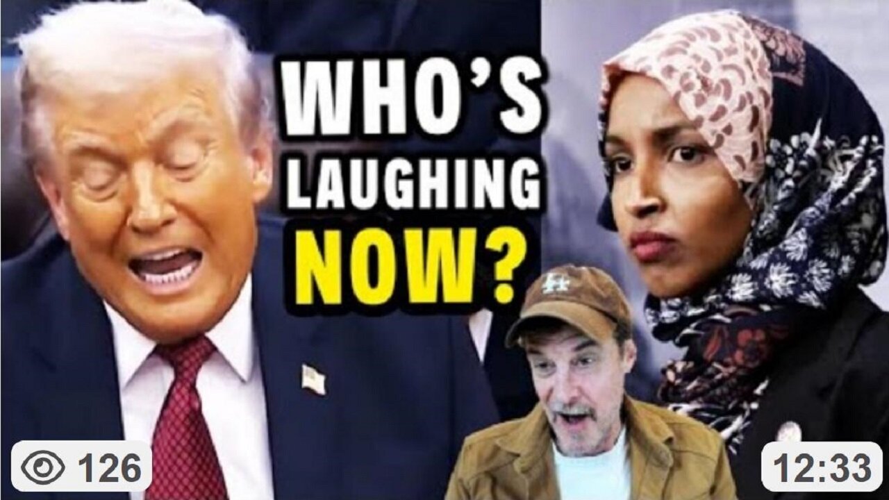 Ilhan Omar Finally Got Scared After Trumps Latest Rant About Her ~ by Doug TenNapel