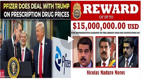 Maduro's Capture Sponsored By Pfizer | One of The Biggest Drug Pushers -
