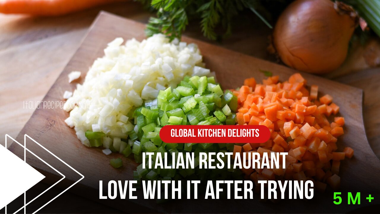 Everyone fell in love with it after trying this Italian recipe| Global Kitchen Delights 😋