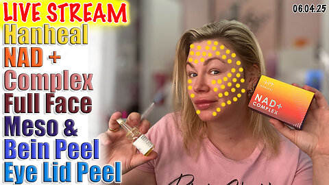 Live Hanheal NAD+ Complex Face Meso, Round 3! Bein 35% TCA Eye Lid Peel! AceCosm code Jessica10