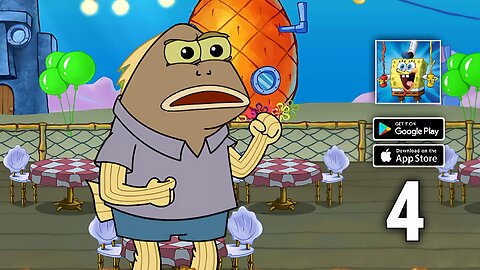 SpongeBob - Krusty Cook Off Gameplay Walkthrough Part 4 (iOS, Android) | SpongeBob