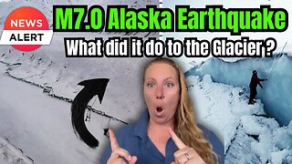 M7.0 DIRECTLY beneath the ICE of the Hubbard Glacier in Alaska - Earthquake Center gives UPDATE !