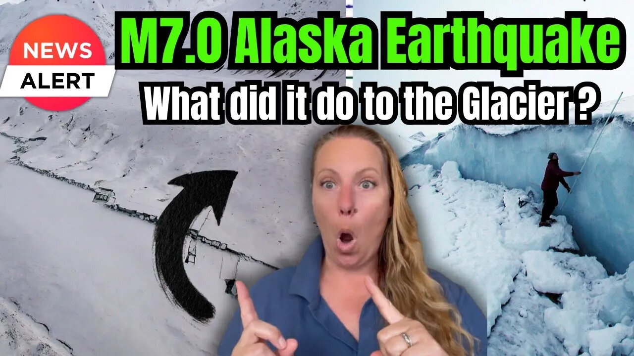 M7.0 DIRECTLY beneath the ICE of the Hubbard Glacier in Alaska - Earthquake Center gives UPDATE !