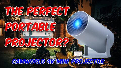Camworld ‎PR06 4K Mini Projector Review