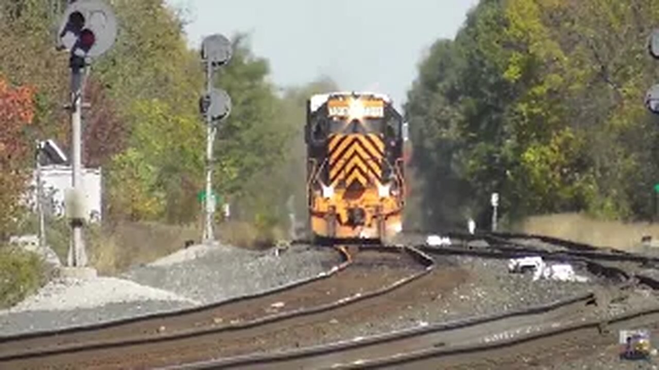 CSX and Wheeling & Lake Erie Trains from Greenwich, Ohio October 19, 2024 Part 5