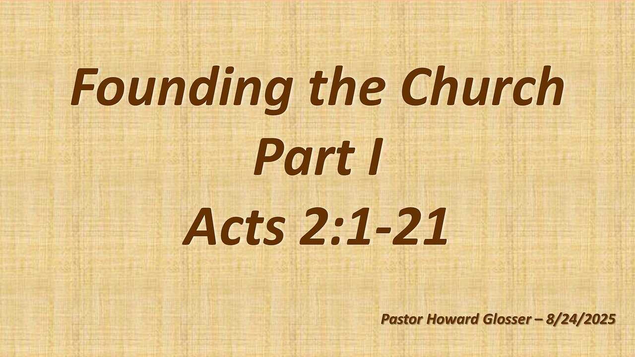 Grace Church Service 2025-08-24