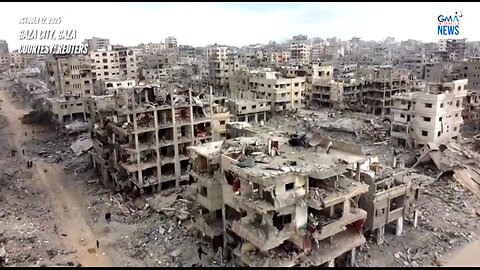 AT LEAST 680,000 PEOPLE DEAD: NEW DRONE FOOTAGE SHOWING ISRAEL'S BARBARIC DESTRUCTION OF GAZA CITY☠️