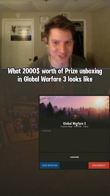 $2000 worth of prizes on global warfare 3