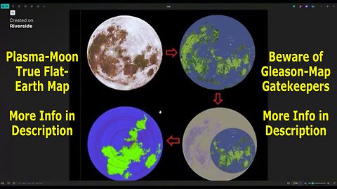 Informative Discussion on the Plasma-Moon True Flat-Earth Map | More information in Description