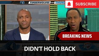 Stephen A Smith Calls Out Timberwolves After Falling Down 2-0