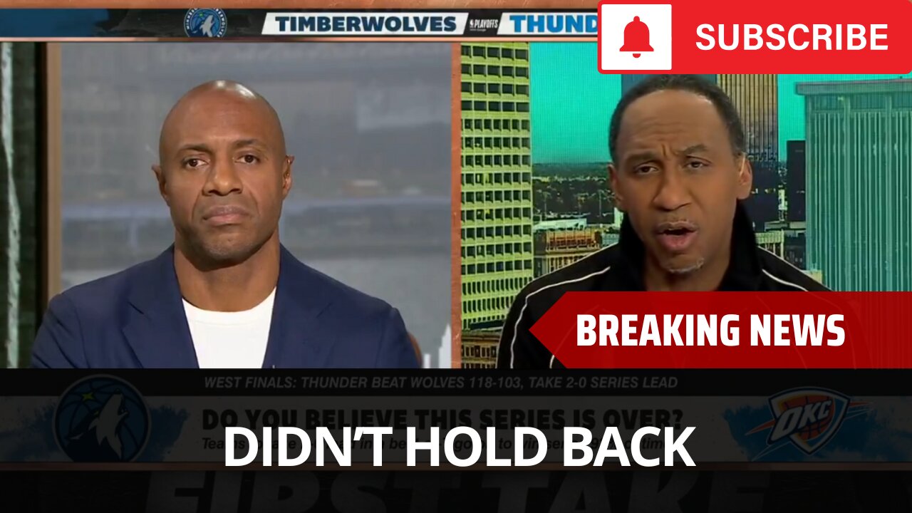 Stephen A Smith Calls Out Timberwolves After Falling Down 2-0
