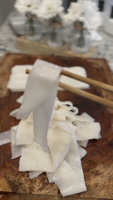 Rice Noodle from scratch