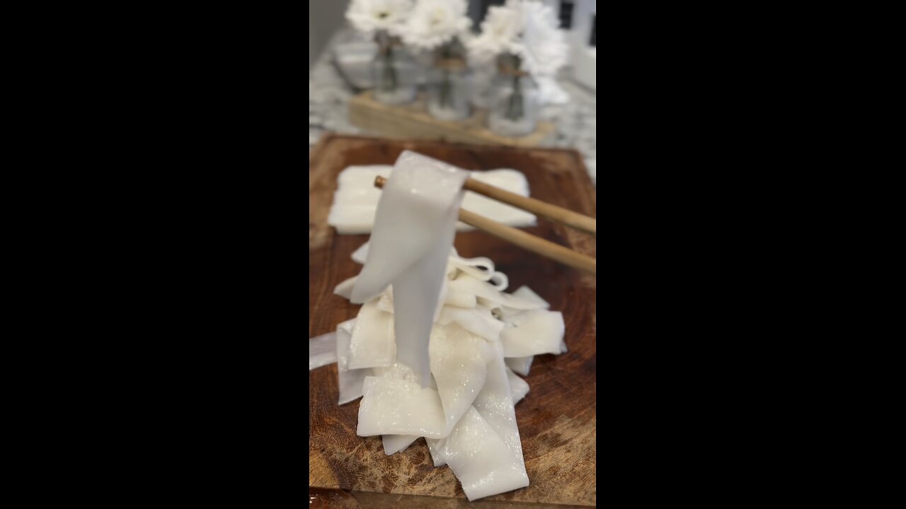 Rice Noodle from scratch