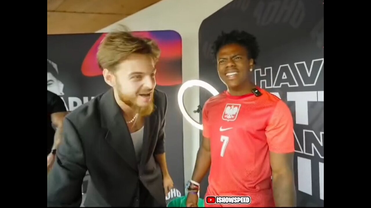 ishowspeed meets the greatest Poland magician