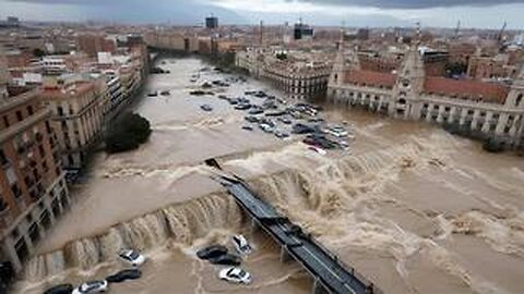 Flash floods in Barcelona, Spain