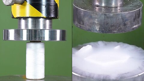 #Hydraulic_Piston_vs_Dry_Ice_ASMR