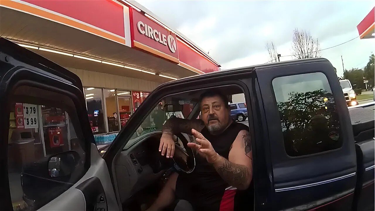 Guy Refuses To Get Out Of His Truck, Doesn't End Well .